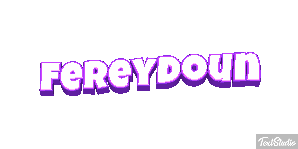 Fereydoun Tekst effect