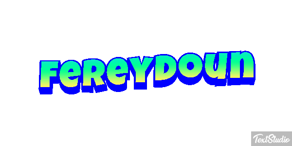 Fereydoun Tekst effect