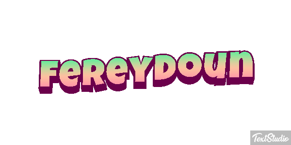 Fereydoun Tekst effect
