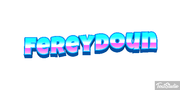 Fereydoun Tekst effect