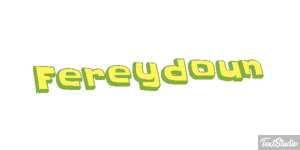 Fereydoun Tekst effect