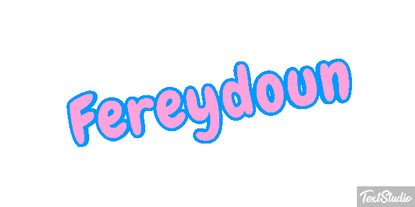 Fereydoun Tekst effect