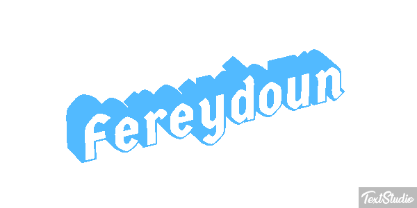 Fereydoun Tekst effect
