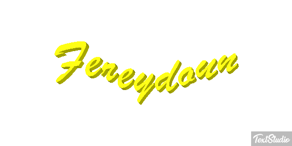 Fereydoun Tekst effect