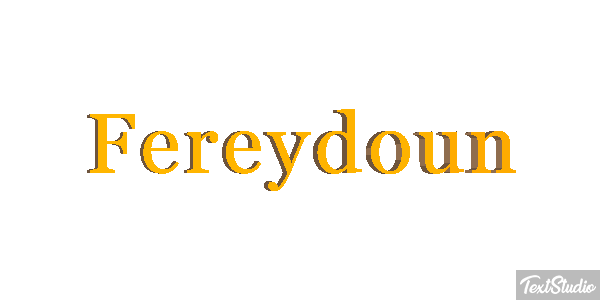 Fereydoun Tekst effect