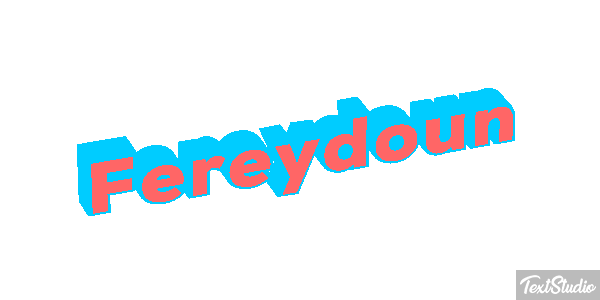 Fereydoun Tekst effect