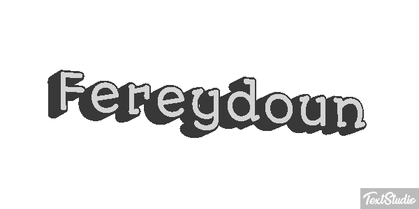 Fereydoun Tekst effect