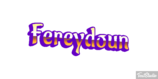 Fereydoun Tekst effect