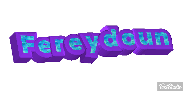 Fereydoun Tekst effect