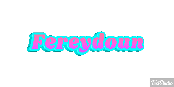 Fereydoun Tekst effect