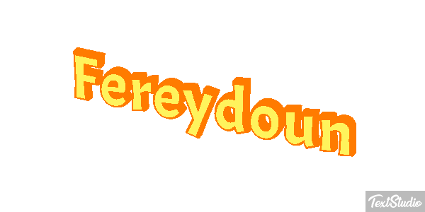 Fereydoun Tekst effect