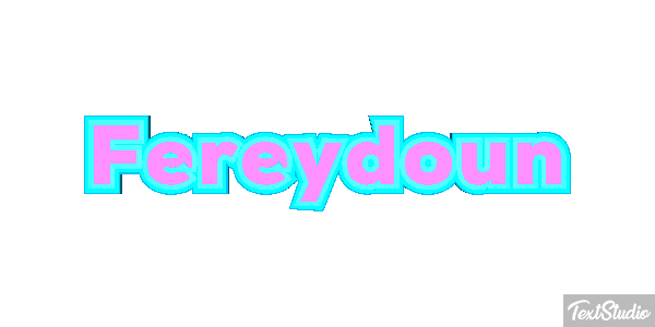 Fereydoun Tekst effect