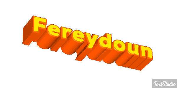 Fereydoun Tekst effect