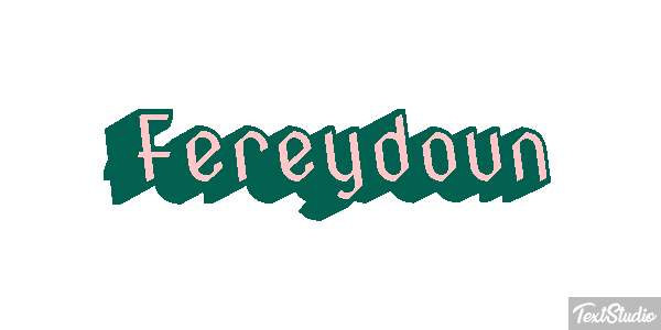 Fereydoun Tekst effect