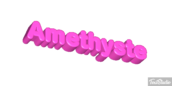 Améthyste Tekst effect