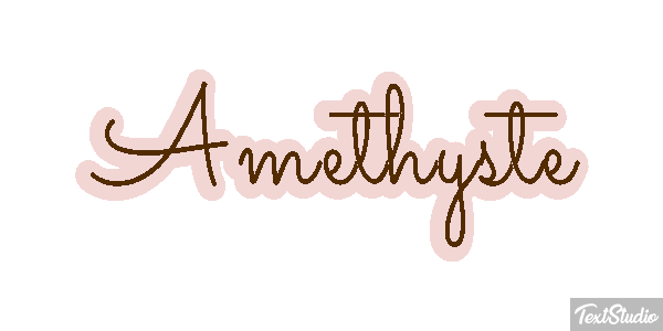 Améthyste Tekst effect