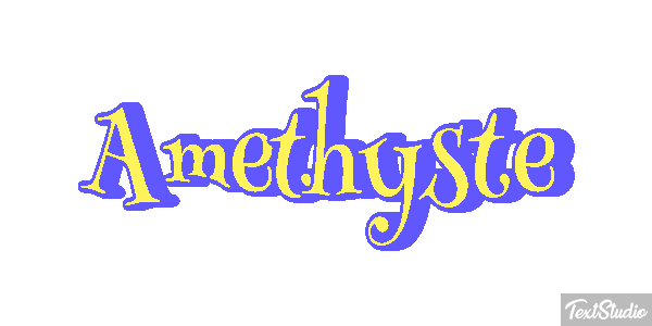 Améthyste Tekst effect
