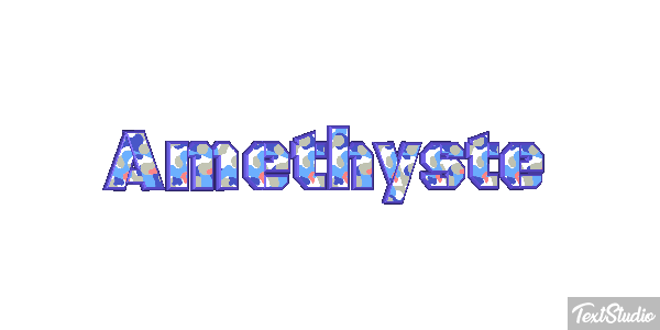 Améthyste Tekst effect