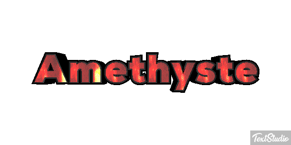 Améthyste Tekst effect