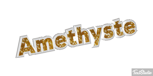 Améthyste Tekst effect