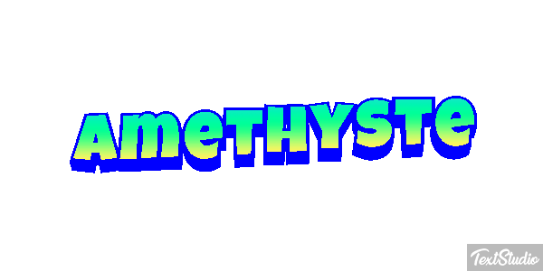 Améthyste Tekst effect