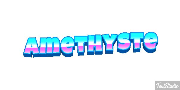 Améthyste Tekst effect