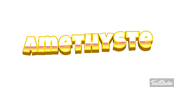 Améthyste Tekst effect