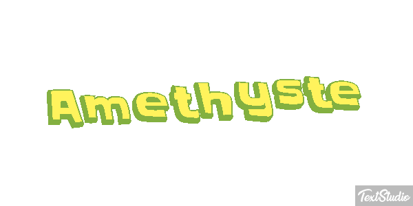 Améthyste Tekst effect