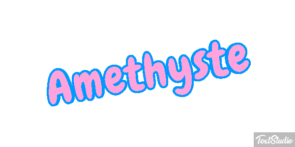 Améthyste Tekst effect