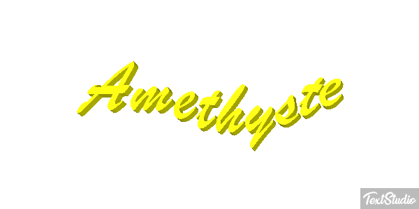Améthyste Tekst effect