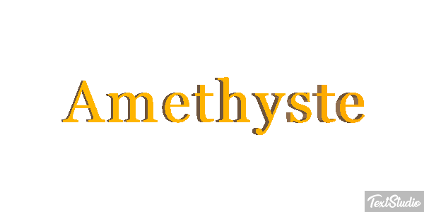 Améthyste Tekst effect
