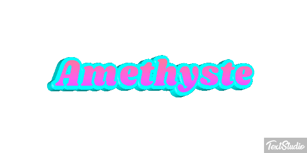 Améthyste Tekst effect