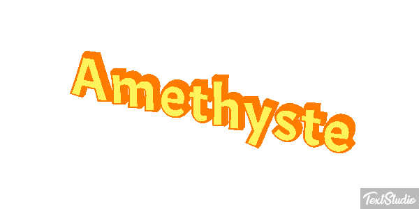 Améthyste Tekst effect