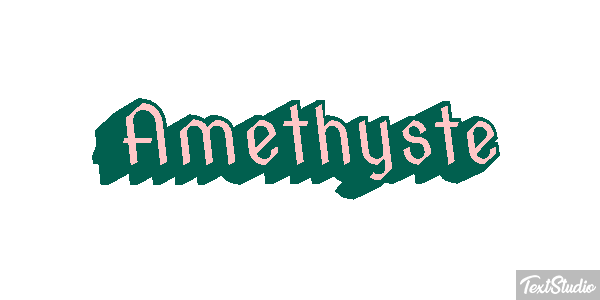 Améthyste Tekst effect