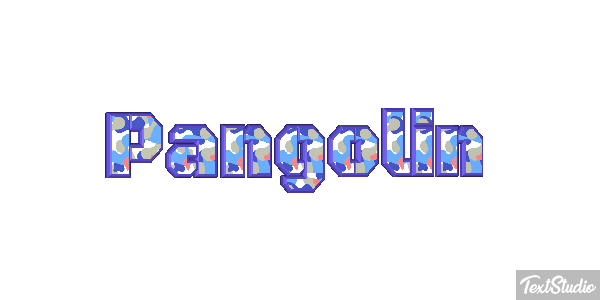 Pangolín Efecto de texto