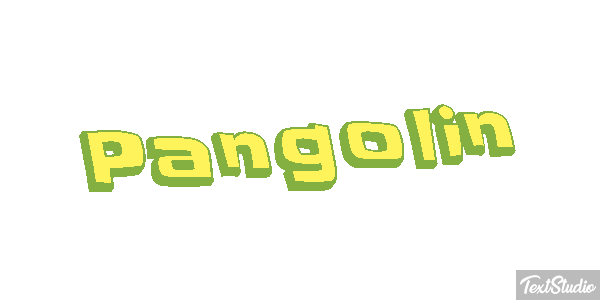 Pangolín Efecto de texto
