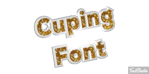 Cuping Font Text effect