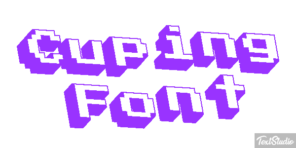 Cuping Font Text effect