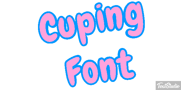 Cuping Font Text effect
