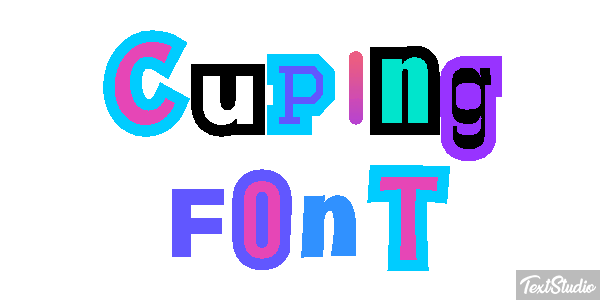 Cuping Font Text effect