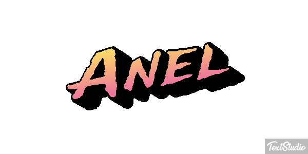 Anel Text effect