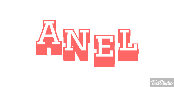 Anel Text effect