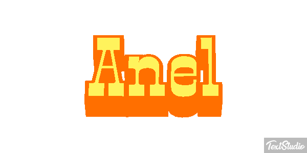 Anel Text effect