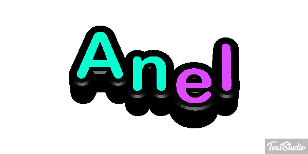Anel Text effect