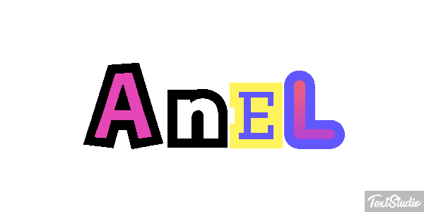 Anel Text effect