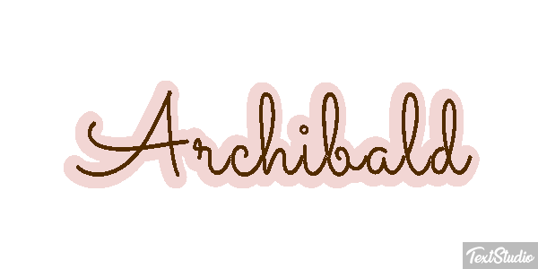 Archibald Texteffekt
