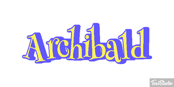 Archibald Texteffekt