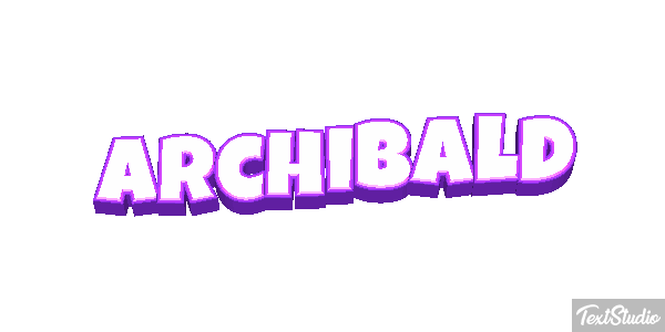 Archibald Texteffekt
