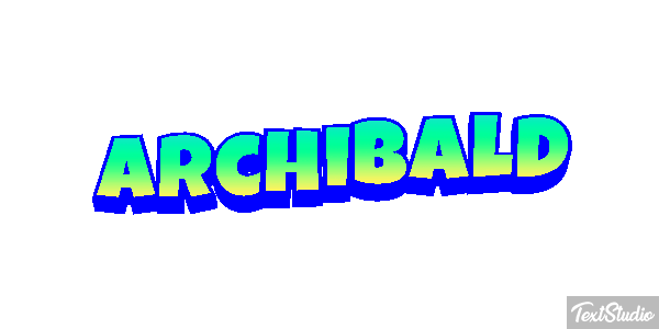 Archibald Texteffekt