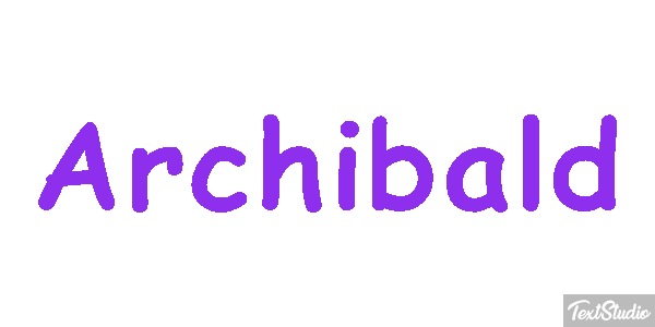 Archibald Texteffekt
